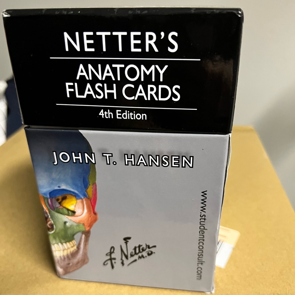 Netter’s Anatomy Flashcards 4th Edition